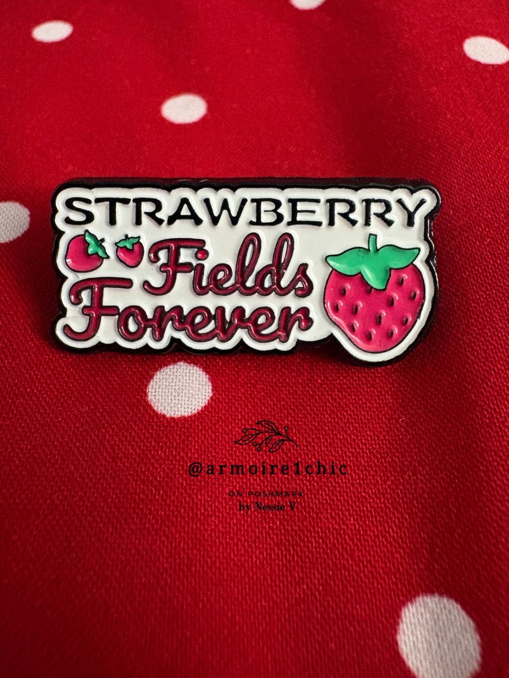 THE BEATLES | Strawberry Fields Forever Lapel Pin